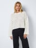 Noisy may Damen Strickpullover Rundhals locker geschnitten langarm in Gelb