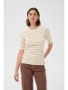 InWear Jerseytop DagnaIW Slim fit in Vanilla / Coffee Quartz Stripe