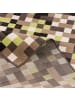 Pergamon Teppich Modern Trendline Pixel in Beige