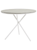 ebuy24 Cafétisch Parma Grau 90 x 90 cm