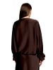 Vera Mont Satin-Bluse mit Fledermausärmeln in rostbraun