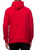 Rusty Neal Kangaroo Kapuzenpullover mit Zipper in Rot