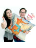Mr. & Mrs. Panda Kissen Fuchs Keks Design ohne Spruch in Weiß