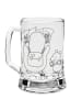 Mr. & Mrs. Panda Gravur Bierkrug Pinguin & Maus Wanderer ohne Sp... in Transparent