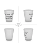 Mr. & Mrs. Panda Shotglas Spruch Schnapsglas Freude mit Spruch in Transparent