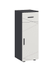 Kleankin Badezimmerschrank-30L x 30B x 82H cm-Grau