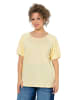 Ulla Popken Shirt in blassgelb