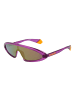 Polaroid Unisex Sonnenbrille Mono-Objektiv Lila