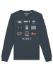 wat? Apparel Sweatshirt Videogames in India Ink Grey