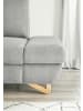 Furn.Design Ecksofa hellgrau Struktur-Stoff, Wohnzimmer Sofa