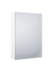 Beliani Bad-Spiegelschrank PRIMAVERA in Weiß/Silber - (W) 40 x (H) 60 x (L) 14 cm