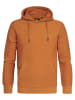 Petrol Industries Unifarbener Hoodie Gooding in Braun