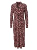 Aniston CASUAL Midikleid in beere-schwar-bordeaux-weiß
