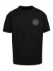 F4NT4STIC Heavy Oversize T-Shirt Darts Board Dartscheibe in schwarz