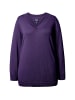 Ulla Popken Pullover in tiefes violett