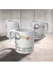Mr. & Mrs. Panda Tasse Trompete Kunst mit Spruch in Weiß