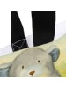 Mr. & Mrs. Panda Shopper Chinchilla Blume Design mit Spruch in Weiß