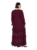 Ulla Popken Kleid in weinrot