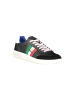 ESERCITO 1659 Schwarze Leder-Sneaker