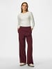 Pieces Hose mit weitem Bein in Tawny Port