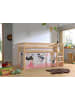 58 aufm Kessel KINDERBETT Karolina 210x114x106 Massivholz Natur Textilset Sophie