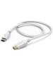 Hama USB Type-C zu USB Type-C Ladekabel 1,5m in Weiß