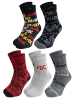 ACDC 5er Pack AC/DC Rockband Socken Sneaker Strümpfe in Mehrfarbig