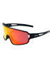 YEAZ SUNWAVE Sport-Sonnenbrille Black/Red in rot