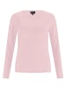 CASH-MERE.CH Seide Rundhals Pullover in Blush Rosa
