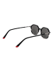 Replay Unisex Sonnenbrille Panto Schwarz