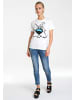 Logoshirt T-Shirt Idefix – Faces in altweiss