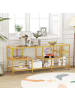 COSTWAY TV-Schrank 147 x 40 x 62 cm in Gold