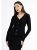 faina Damen Strickjacke in schwarz