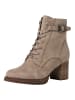 Tamaris Stiefelette in TAUPE NUBUC