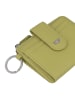Braun Büffel Joy Kreditkartenetui RFID Schutz Leder 11 cm lemongrass