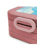 Mr. & Mrs. Panda Lunch Box Wal Konfetti Design ohne Spruch in Rot Pastell