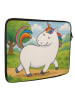 Mr. & Mrs. Panda Laptoptasche Einhorn Stolzieren Design ohne Spruch in Weiß
