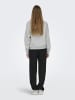 ONLY Kapuzenpullover in Light Grey Melange