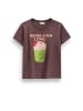 Coccodrillo T-shirt mit kurzen Ärmeln in braun