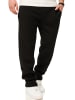 DAILY COTTON Jogginghose - im Straight-Fit als Lange Sweatpants Trainingshose in Schwarz