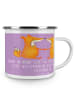 Mr. & Mrs. Panda Camping Emaille Tasse 50. Hochzeitstag Goldene ... in Lavendeltraum
