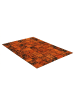 Arte Espina Wohnzimmer Teppich – Kurzflorteppich Voila 125 in orange - rechteckig