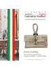 Florence Florence Abendtasche, Umhängetasche Leder bronze, braun ca. 23cm