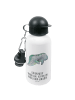 Mr. & Mrs. Panda Kindertrinkflasche Seekuh Chillen mit Spruch in Weiß