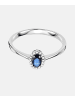Diamant L'éternel Ring aus 375 Weißgold mit Diamant mit Saphir