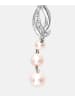 Diamant L'éternel Halskette mit Anhänger aus 375 Weißgold mit Diamant mit Perle gedreht