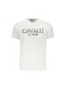cavalli CLASS Weißes Baumwoll-T-Shirt