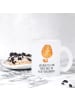 Mr. & Mrs. Panda Teetasse Katze Mittelfinger mit Spruch in Transparent