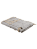 Beliani Kuscheldecke HOSPET in Grau/Beige - (W) 130 x (H) 1 x (L) 180 cm