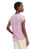 TOM TAILOR Denim T-Shirt FLUENT BASIC in Rosa